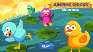 Jumping Chicks Counting