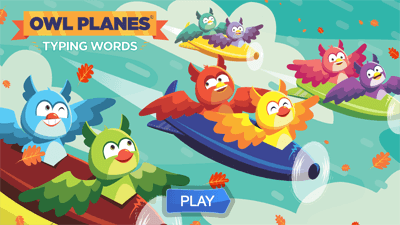 Owl Planes Typing Words