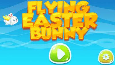 Flying Easter Bunny